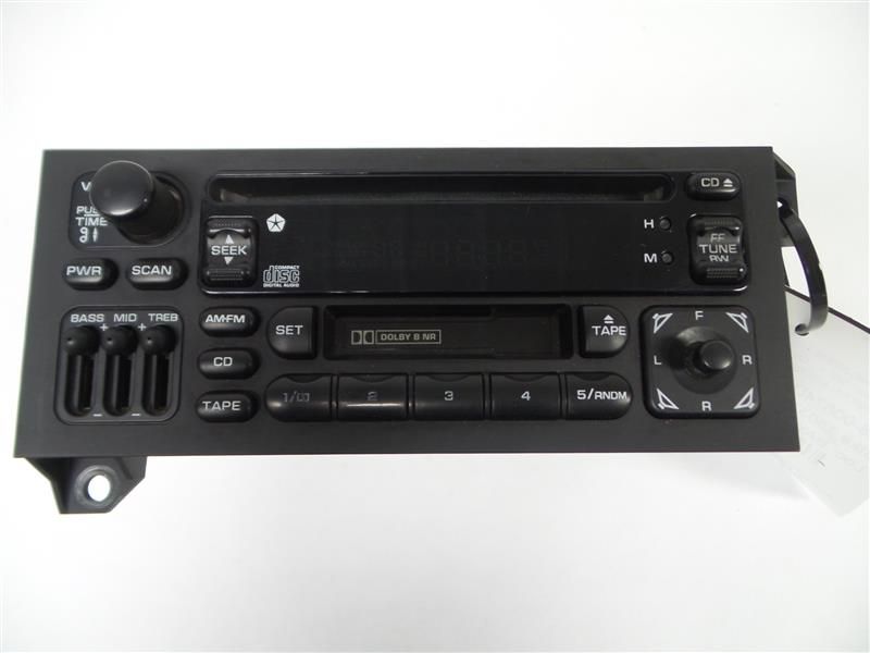 1998 Dodge Truck Dodge 1500 Van Entertainment 638 Radio-audio 638