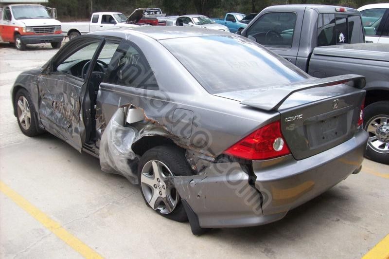 Used 2004 Honda Civic Rear Body Civic Quarter Panel Assembly Part