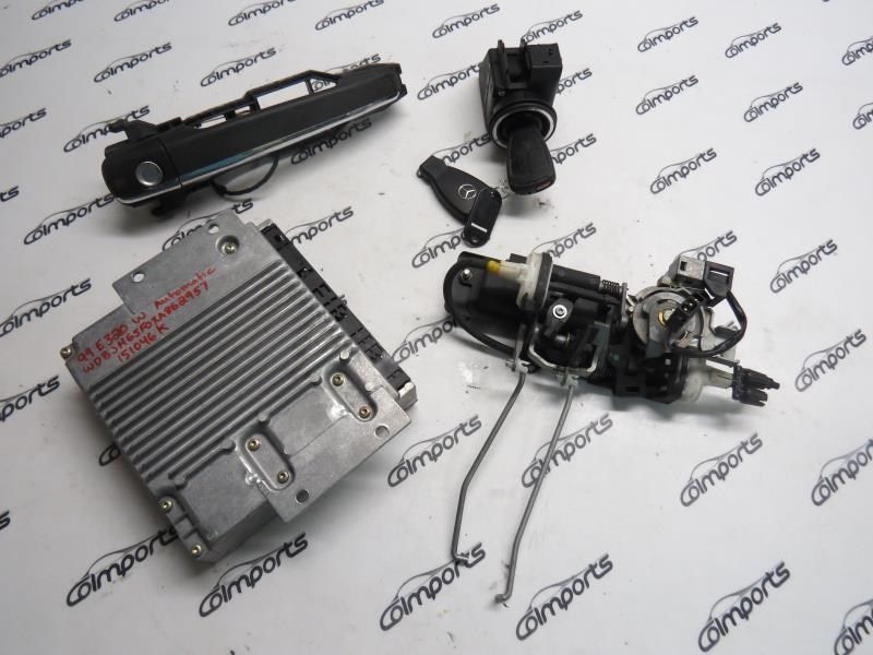 Mercedes W210 E320 Engine Computer ECU Ignition Key Door Trunk Lock Handle eBay