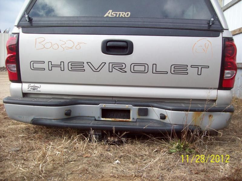 Used 2004 Chevrolet Truck Silverado 1500 Pickup Rear Body Bumper