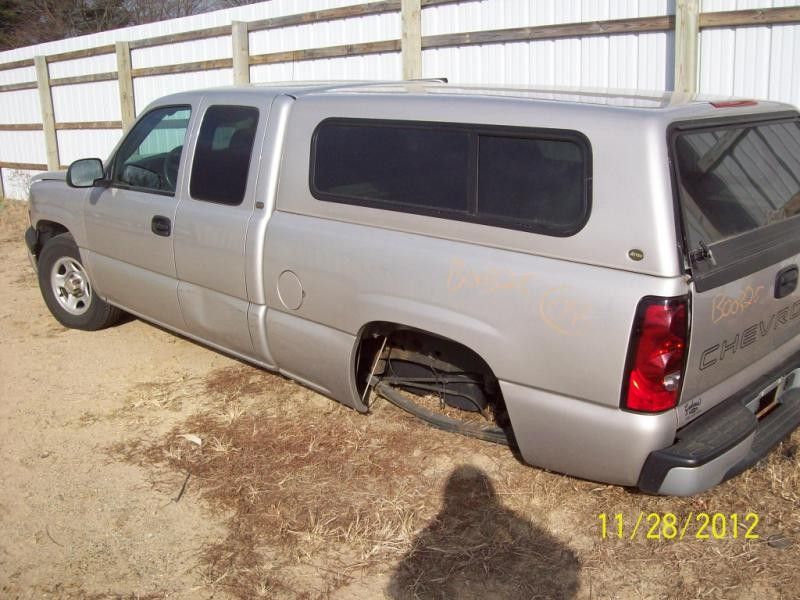 Used 2004 Chevrolet Truck Silverado 1500 Pickup Rear Body Bumper